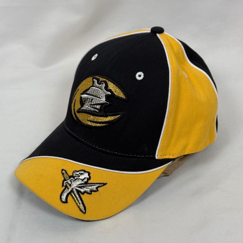 BimmRidder Toddler Charlotte Knights Baseball Cap Black Yellow Minor League